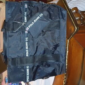 Vtg Y2K Polo Jeans Co. Nylon Bag